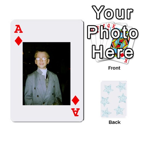 Ace 54  Photo Cards By Bonnie Peloquin Front - DiamondA