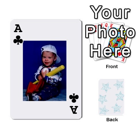 Ace 54  Photo Cards By Bonnie Peloquin Front - ClubA