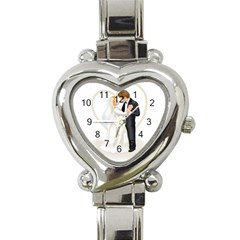 Personalized Love Watch - Heart Italian Charm Watch