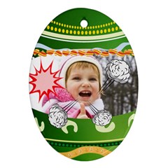 Funny easte - Ornament (Oval)