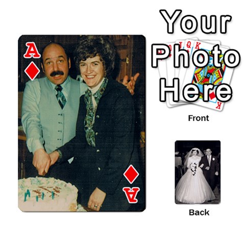 Ace Alice & Ron Deck By Ron Sergenian Front - DiamondA