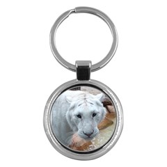 White Tiger - Key Chain (Round)