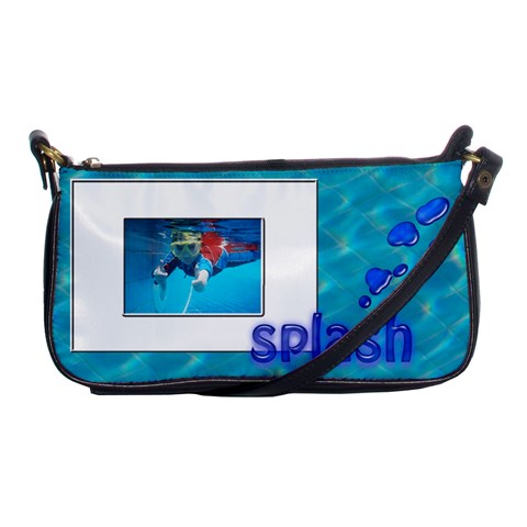 Splash Clutch Shoulder Bag By Catvinnat Front