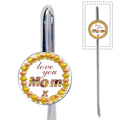 Love You Mom Book Mark By Catvinnat Front
