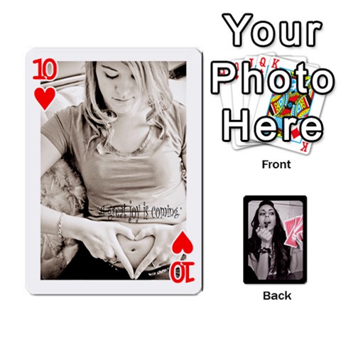Playing Cards By Nena Front - Heart10