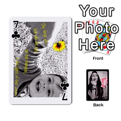 Playing Cards By Nena Front - Club7