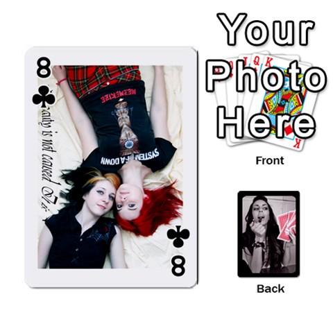 Playing Cards By Nena Front - Club8