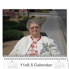 mom bday - Wall Calendar 11  x 8.5  (12-Months)