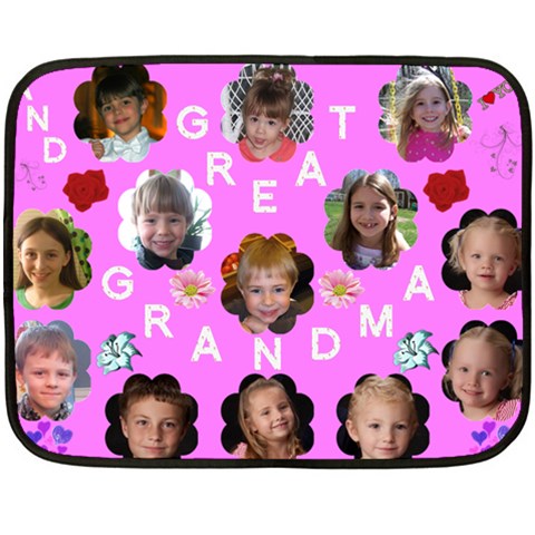 Grandma Blanket By Christine 35 x27  Blanket Back