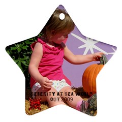 Serenity - Star Ornament (Two Sides)