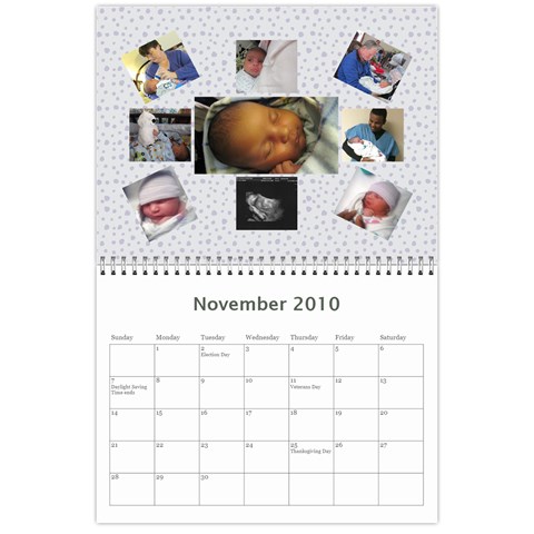 Adam s Calendar By Deanna Nov 2010