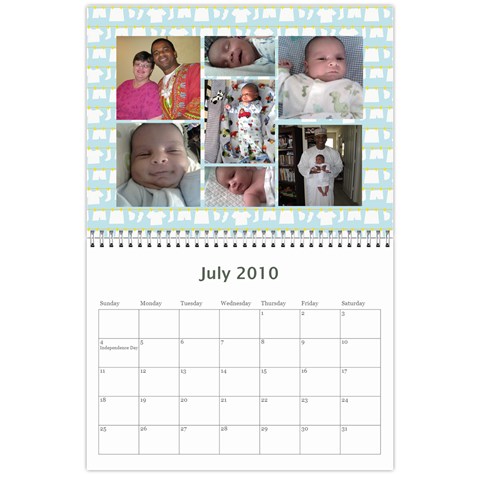 Adam s Calendar By Deanna Jul 2010