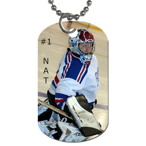 Goalie Dogtags By Natalie Paquin Front
