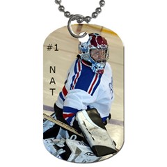 Goalie dogtags - Dog Tag (Two Sides)