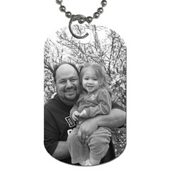Grandpa with Isabella! - Dog Tag (Two Sides)