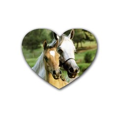 Horse Coasters - Rubber Coaster (Heart)