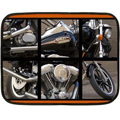 harley blanket - Two Sides Fleece Blanket (Mini)