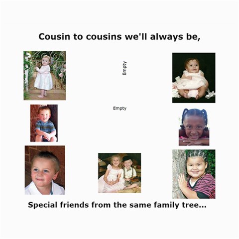 Cousin Collage By Heather Parsons 10 x8  Print - 1