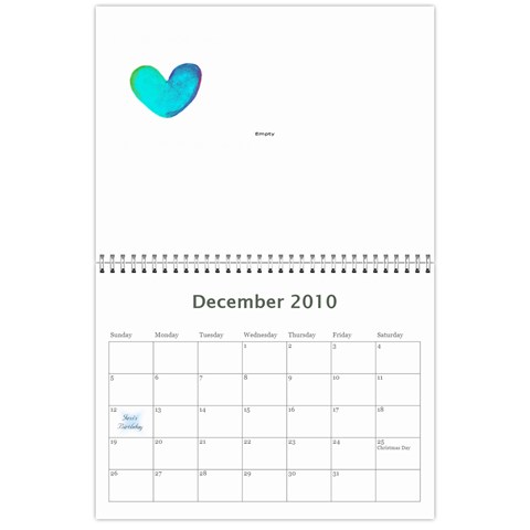 Calendar By Jessica Dec 2010