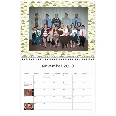 Gleason Calendar By Joy Nov 2010