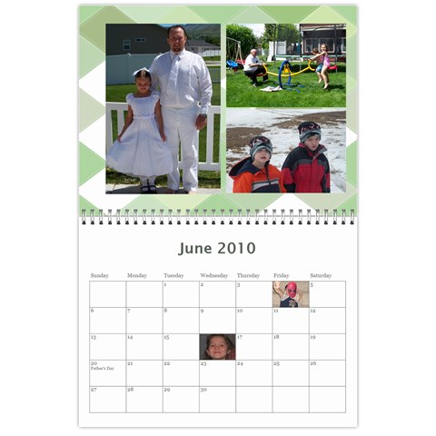 Gleason Calendar By Joy Jun 2010