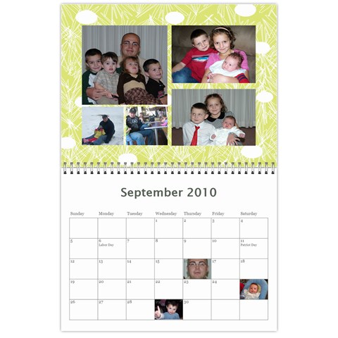 Gleason Calendar By Joy Sep 2010
