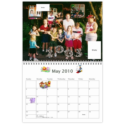 Calendar For Kristi By Anna Marie May 2010