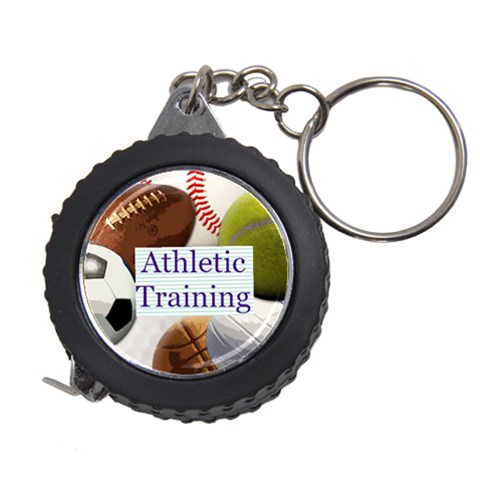 Sports Ball Tape Measure Key Chain 5 By Melissa Front