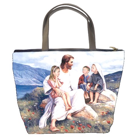 Scripture Bucket Bag Back