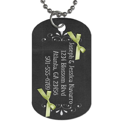 Family Luggage Tags By Jessica Navarro Back