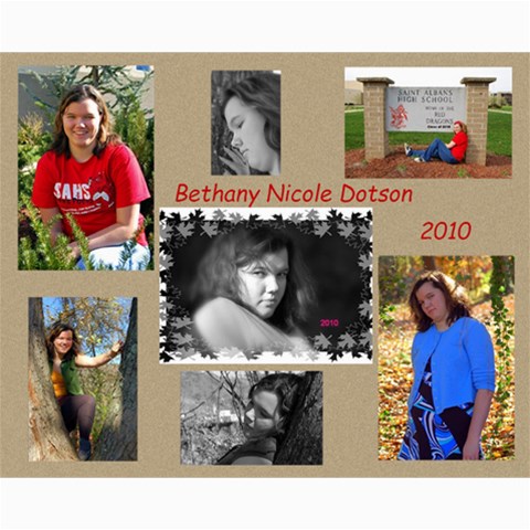 Collage For Bethany1 By Kandance Dotson 10 x8  Print - 2