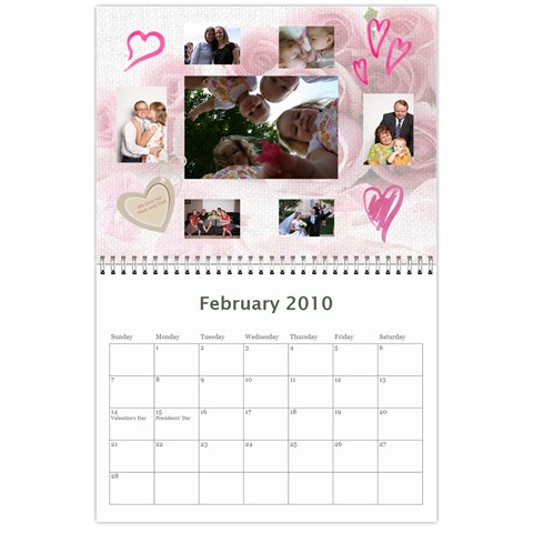 Brown Family Calendar By Shelly Feb 2010