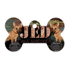 JedTag - Dog Tag Bone (Two Sides)