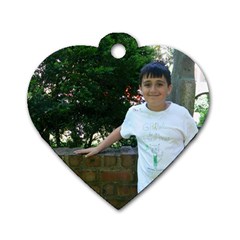 Dog Tag Heart (One Side)