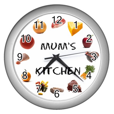 Kitchen Clock By Bronwyn Haines Front