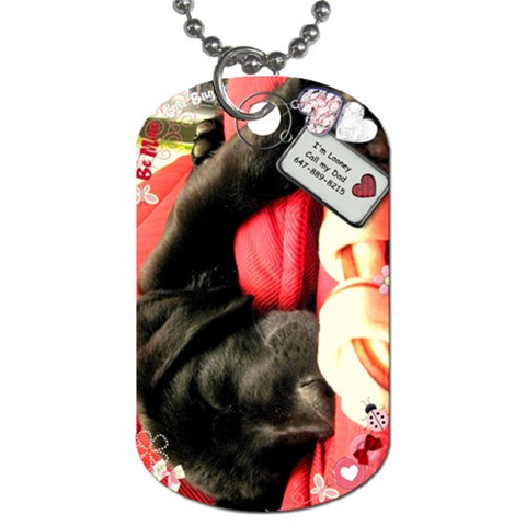 Looney s Dog Tag Ii By Emma Wang Front