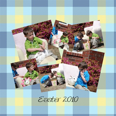 Easter 2010 12 x12  Scrapbook Page - 1