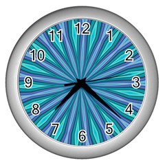 designer clock - Wall Clock (Silver)