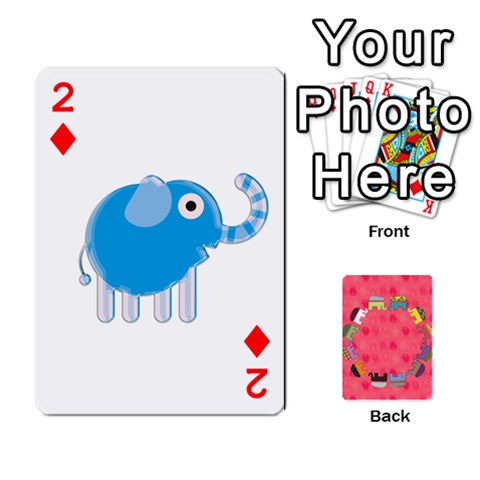 Elephant Cards By Jyothi Front - Diamond2