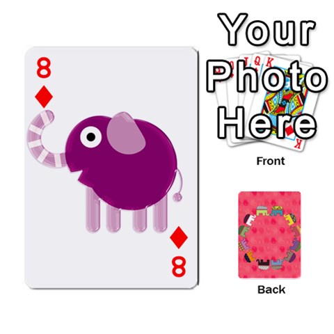Elephant Cards By Jyothi Front - Diamond8
