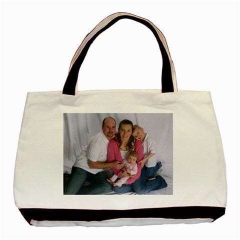 Our Family Black Tote Bag 2008 By Jen Front