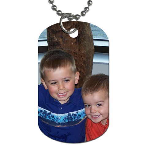 Dog Tag Necklace By Cari Snell Front