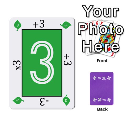 Four Operations Math Deck By Rebekah Bissell Front - Heart4