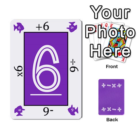 Four Operations Math Deck By Rebekah Bissell Front - Heart5