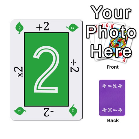 Four Operations Math Deck By Rebekah Bissell Front - Heart6