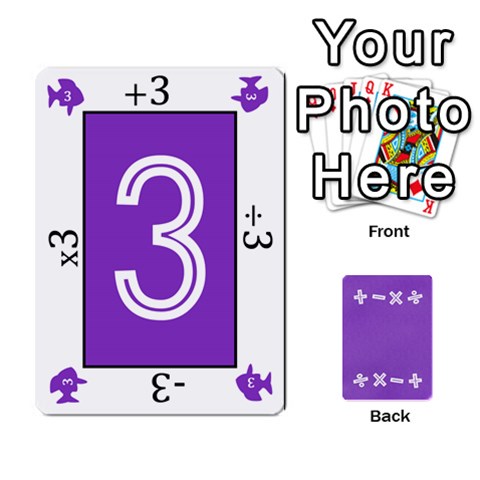 Ace Four Operations Math Deck By Rebekah Bissell Front - HeartA