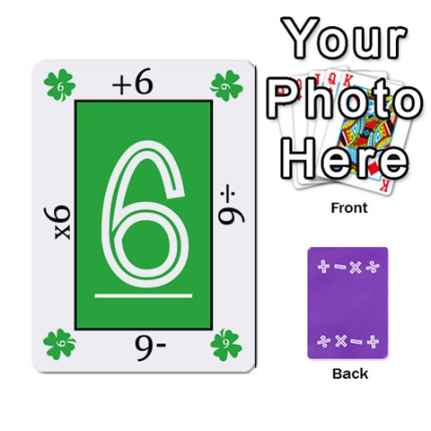 Four Operations Math Deck By Rebekah Bissell Front - Diamond7