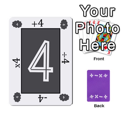 Four Operations Math Deck By Rebekah Bissell Front - Club3