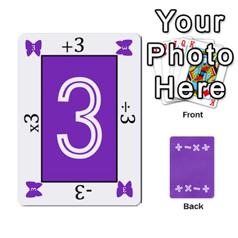 Ace Four Operations Math Deck By Rebekah Bissell Front - ClubA