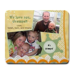 grampa s father s day - Large Mousepad